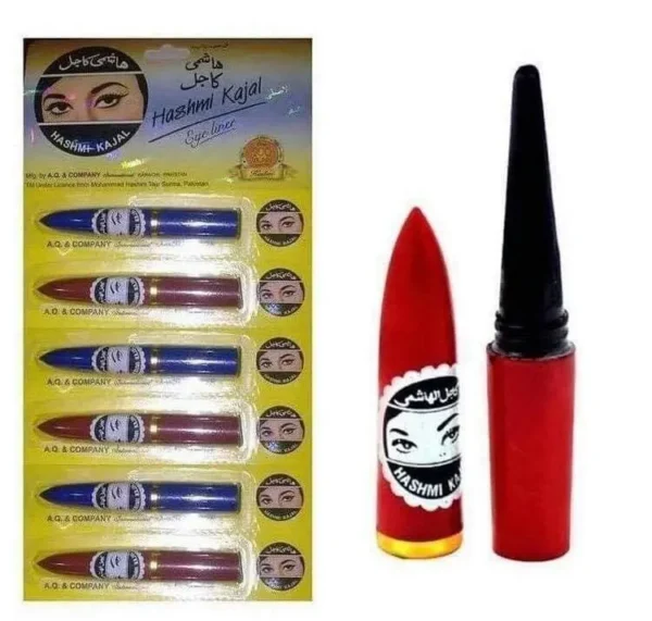 كحلة هاشمية.Black Arabic kajal Eyeliner Black Kohla Traditional eyeliner - Image 2